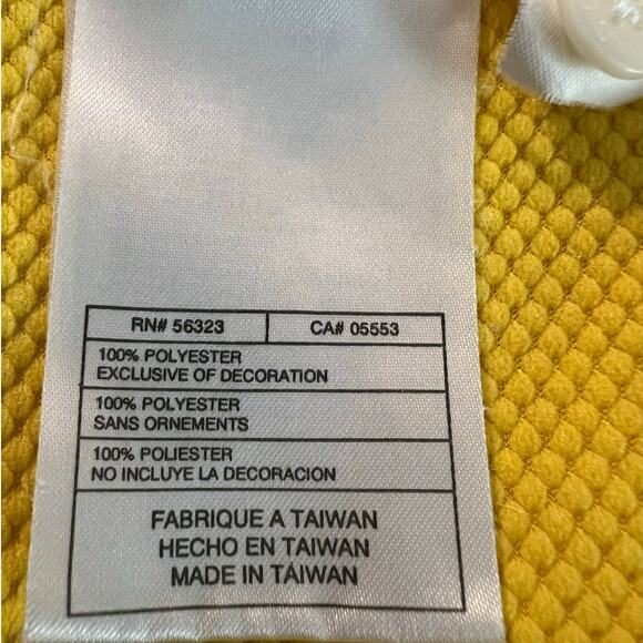 Nike Golf Sphere Dry Men's Long Sleeve Polo in Yellow Size XL - Picture 7 of 8